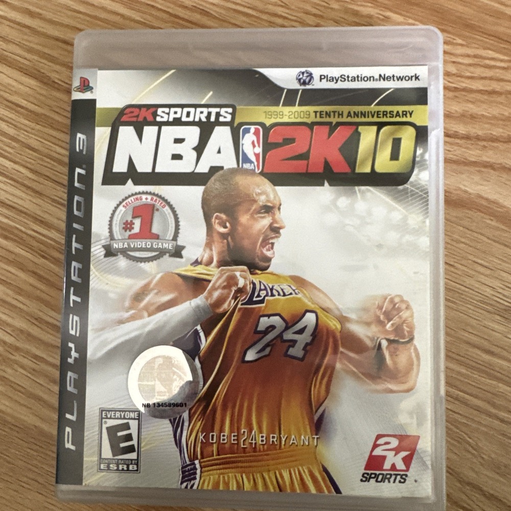 NBA 2K10 Kobe Bryant  Sony Playstation 3 PS3 CIB